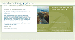 Desktop Screenshot of hardworkingtype.com